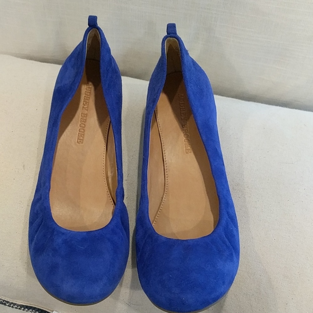 Cobalt blue ballet flats